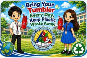 Bring Your Tumbler Everyday, Keep Plastic Waste Away!